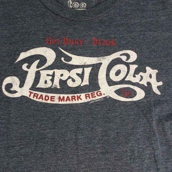 Pepsi Cola Gray Athletic T-Shirt Large - Picture 3 of 4
